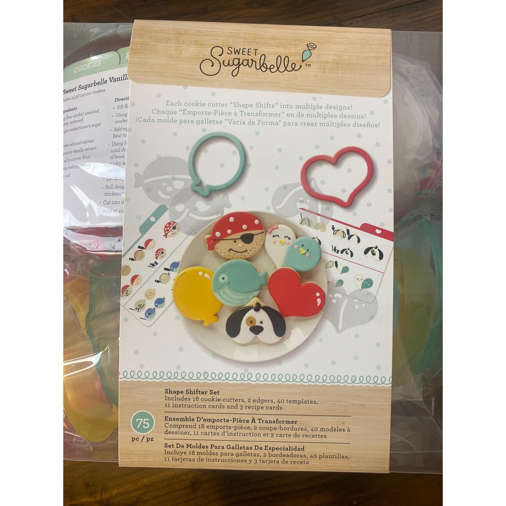 Sweet Sugarbelle Shape Shifter Cookie Cutter Set 75pc SKU H